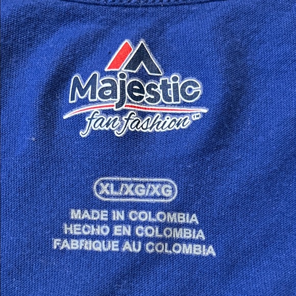 Women’s Buffalo Bills Blue Tank Top Majestic Size XL - Picture 2 of 5